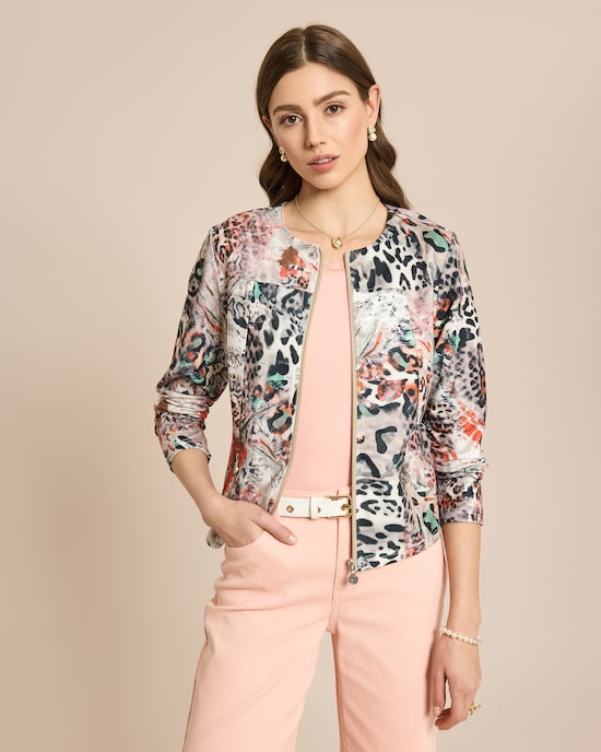 Produktabbildung für Leichte Jacke mit Animalprint