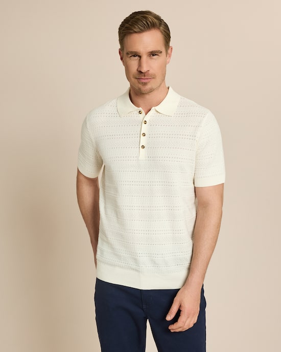 Produktabbildung für Strick-Poloshirt Vacation