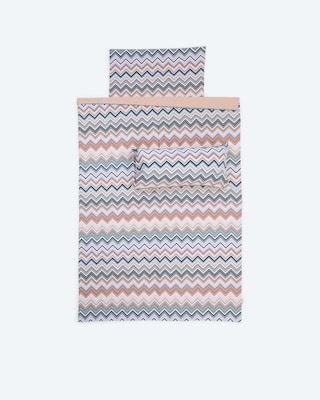 Produktabbildung 1 für Mako-Satin Wendebettwäsche "Soft Lines", 3tlg.