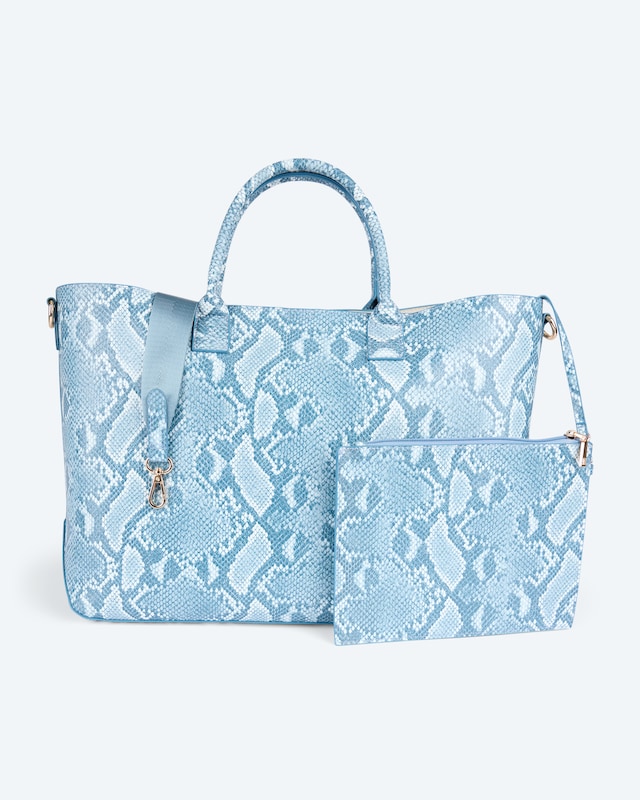 Shopper in Snake-Optik