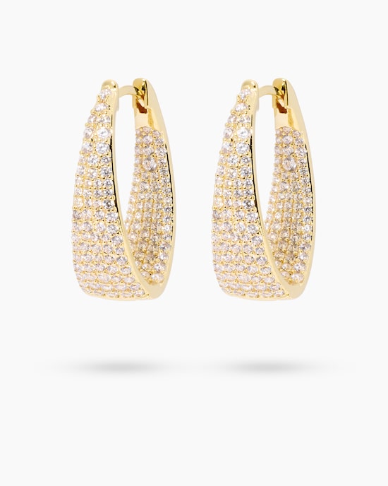 Produktabbildung für Creolen mit Zirkonia