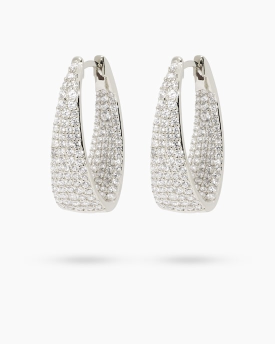 Produktabbildung für Creolen mit Zirkonia