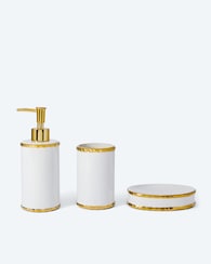 Produktabbildung für Bad-Accessoires-Set, 3tlg.