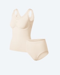 Produktabbildung für Melange Set: Leichttop mit Spitze und Slip