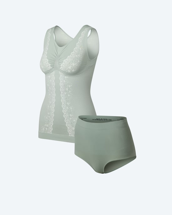 Produktabbildung für Set M.Control: Top Spitzenweste und Slip