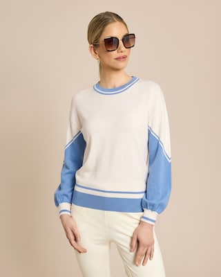 Produktabbildung 2 für Pullover in Bicolor-Optik