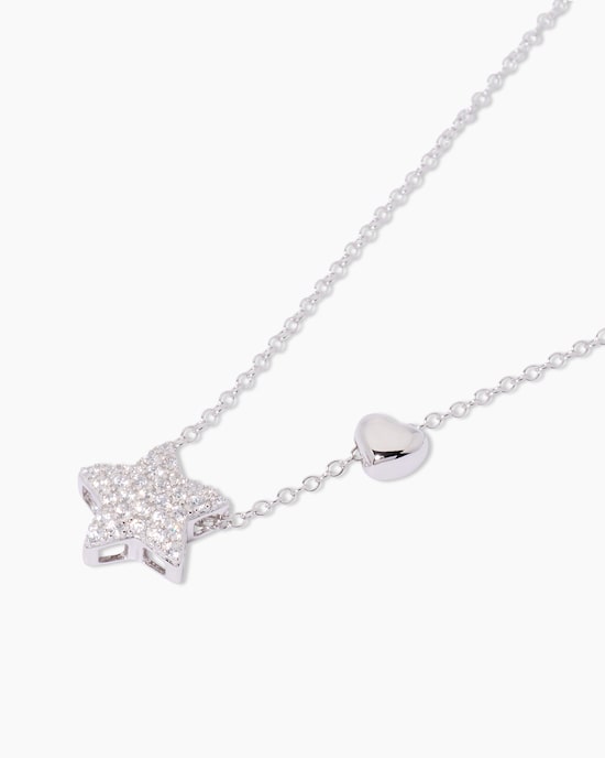 Produktabbildung für Anhänger mit Kette und Zirkonia