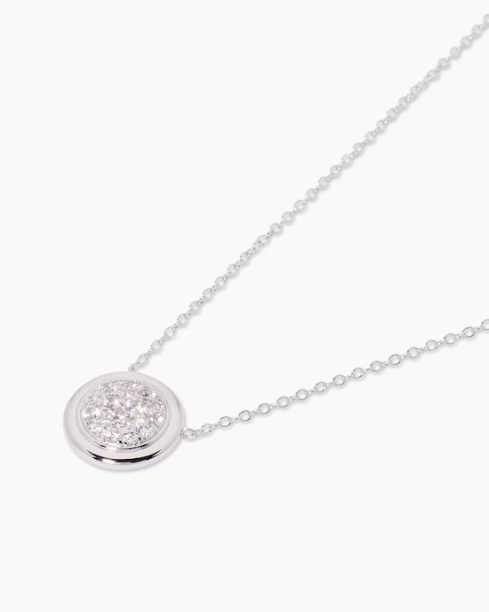 Produktabbildung für Anhänger mit Kette und Zirkonia