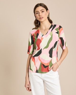 Produktabbildung 2 für Shirt mit grafischem Druck und 1/2Arm