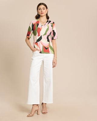 Produktabbildung 3 für Shirt mit grafischem Druck und 1/2Arm