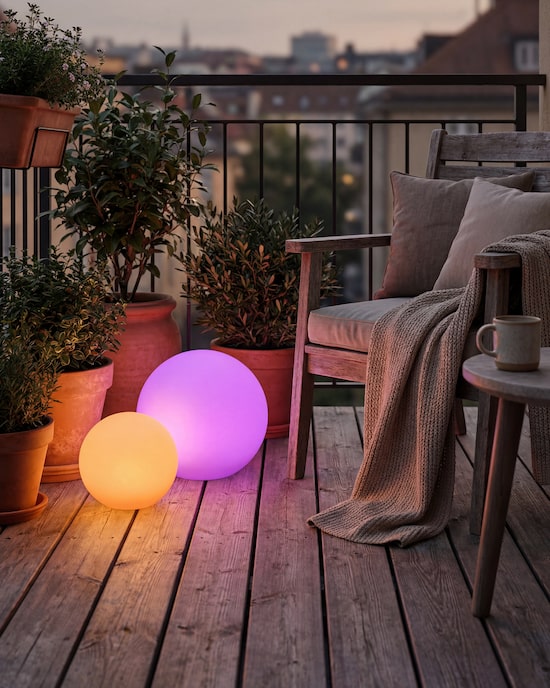 Produktabbildung für Solar Kugelleuchten Multicolor