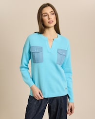 Produktabbildung für Pullover mit Pattentaschen