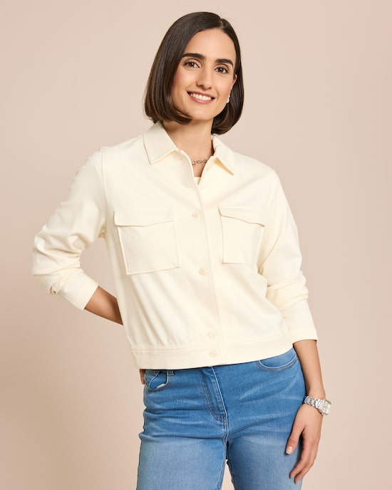 Produktabbildung für Jacke Ponte di Roma mit aufgesetzten Taschen