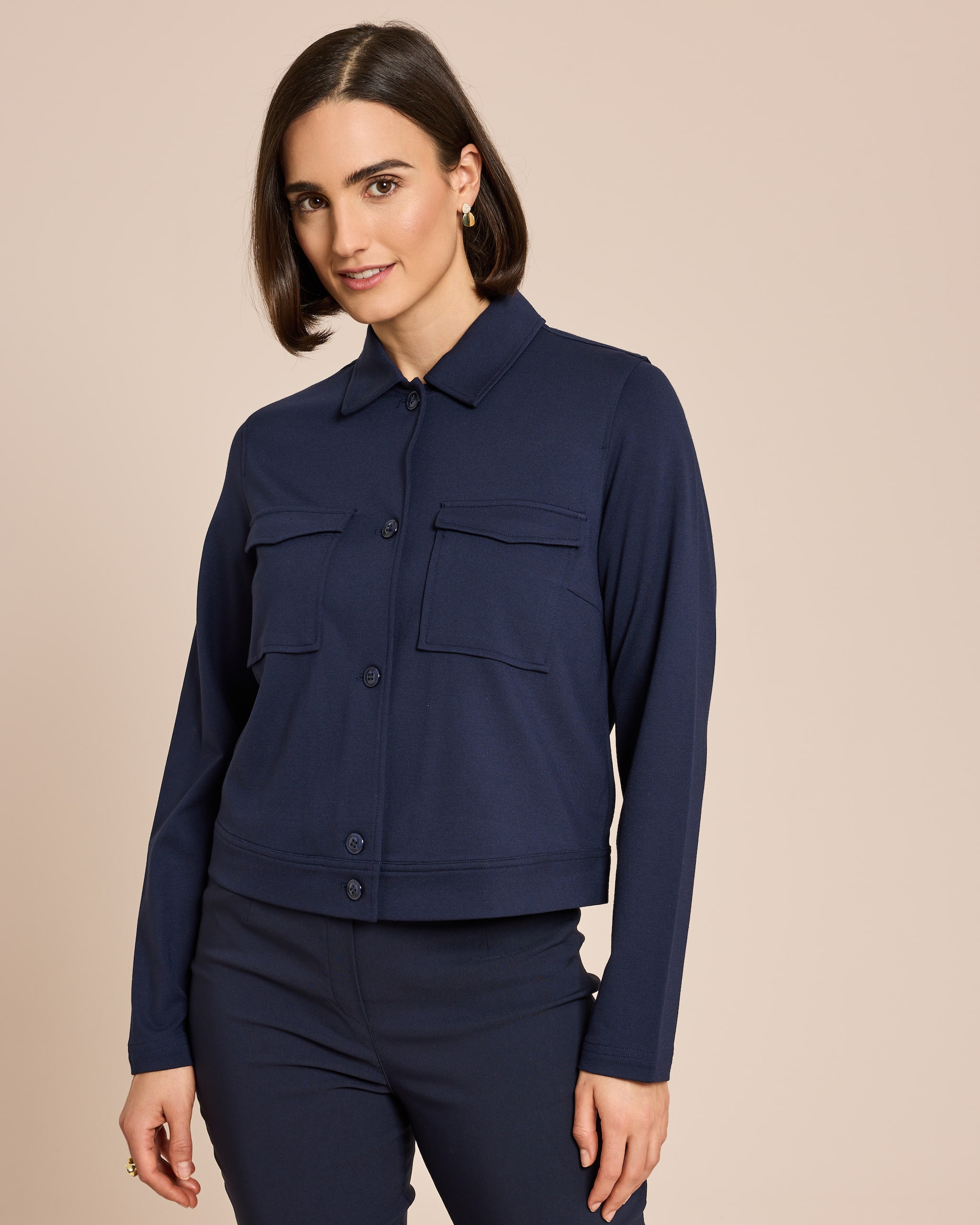 Produktabbildung für Jacke Ponte di Roma mit aufgesetzten Taschen