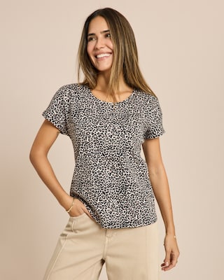 Produktabbildung 1 für Kurzarm Shirt mit Leo Print