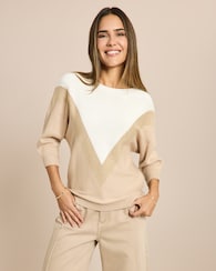 Produktabbildung für Pullover mit Metallicgarn