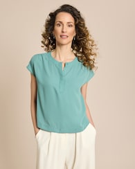 Produktabbildung für Crepe de Chine Bluse kurzarm