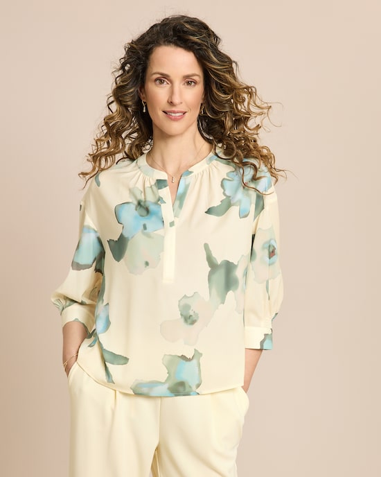Produktabbildung für Crepe de Chine Bluse bedruckt