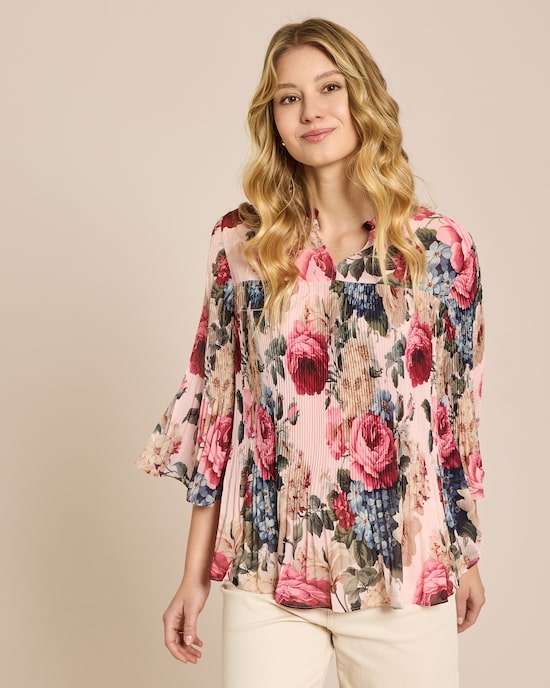 Produktabbildung für Plissee Bluse mit Exklusivdruck