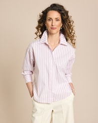 Produktabbildung für Baumwollstretch Bluse gestreift