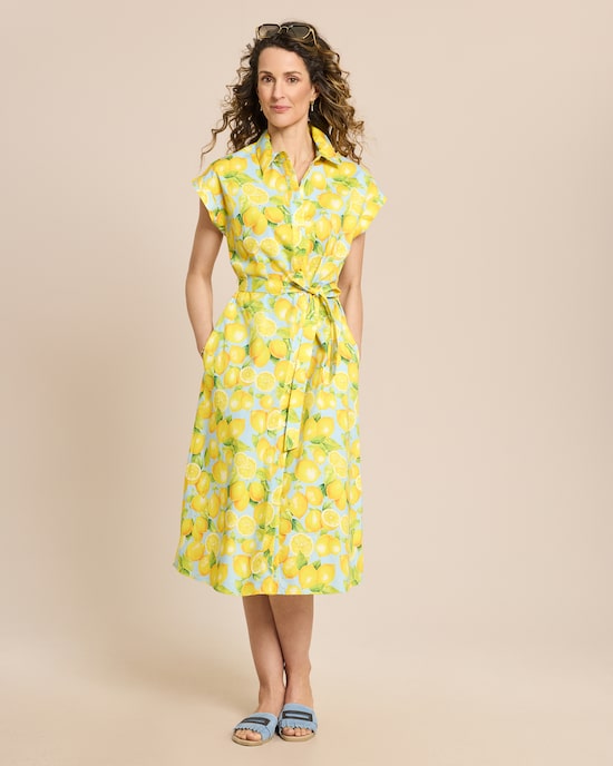 Produktabbildung für Baumwollstretch Kleid bedruckt