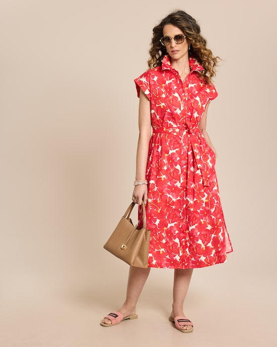 Produktabbildung für Baumwollstretch Kleid bedruckt