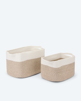 Produktabbildung 1 für Deko-Korbset, 2tlg.