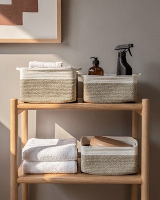 Produktabbildung 2 für Deko-Korbset, 2tlg.