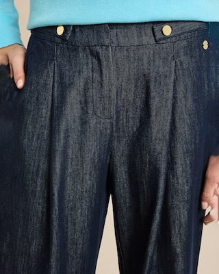 Produktabbildung 5 für Wide Leg Jeans mit Gürteldetail