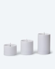 Produktabbildung für Solar-Stumpenkerzen, 3tlg.