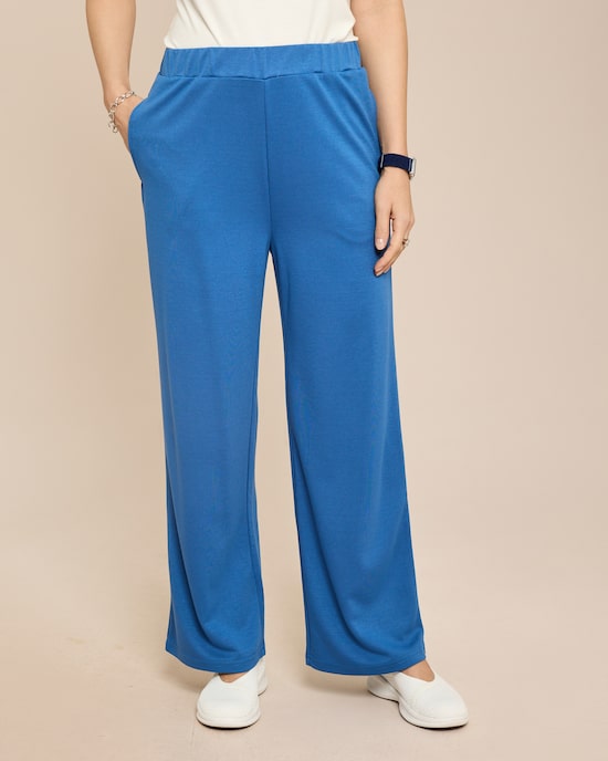 Produktabbildung für Wide Leg Lounge-Hose verkürzt