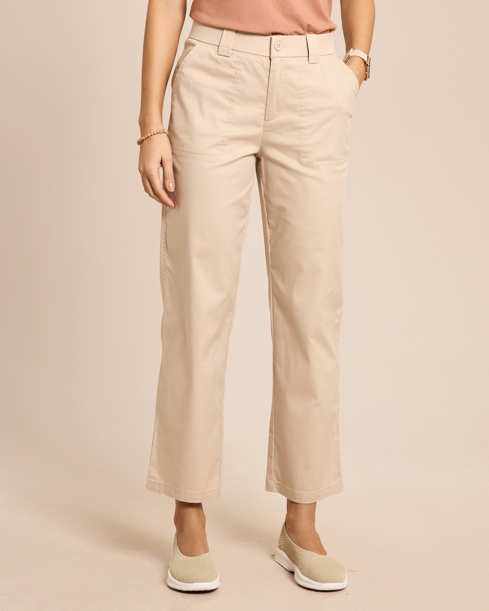Produktabbildung für Straight Leg Webhose Baumwoll-Stretch