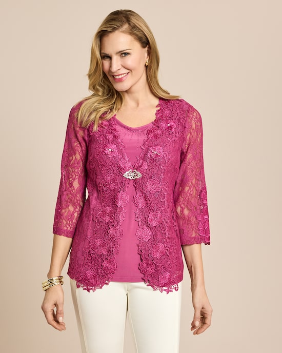 Produktabbildung für Twin Set mit Spitze