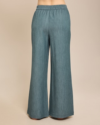 Produktabbildung 4 für Palazzo Hose in Denim Optik