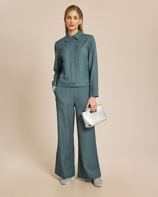 Produktabbildung 3 für Palazzo Hose in Denim Optik