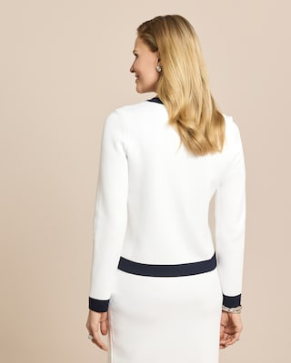 Produktabbildung 4 für Cardigan mit Kontrast