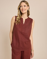 Produktabbildung für Webtop aus Leinenmix