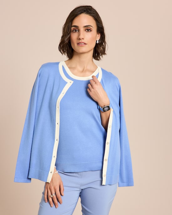 Produktabbildung für Twin-Set Strickjacke & Top