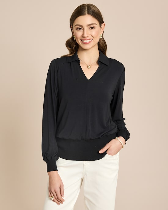 Produktabbildung für Shirt mit Polokragen