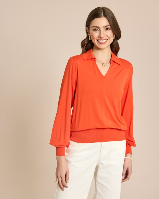 Produktabbildung für Shirt mit Polokragen