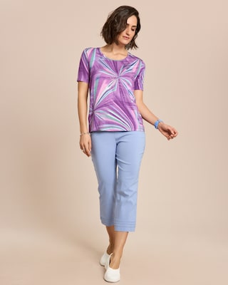 Produktabbildung 3 für Shirt mit Druck und Strass-Deko