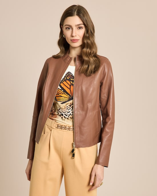 Produktabbildung für Lederjacke zum Wenden Snake/Uni