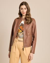 Produktabbildung für Lederjacke zum Wenden Snake/Uni