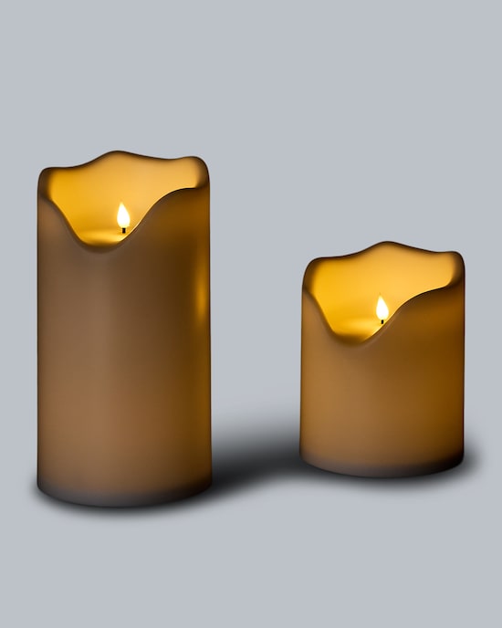 Produktabbildung für Solar-Bodenkerzen, 2tlg.