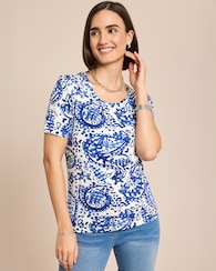 Produktabbildung für Shirt mit Paisley Druck