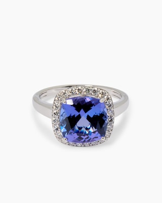 Produktabbildung 1 für Ring mit Tansanit AAAAA und Brillanten
