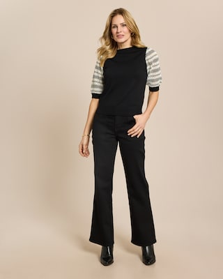 Produktabbildung 3 für Kurzarm Pullover mit gehäkeltem Arm