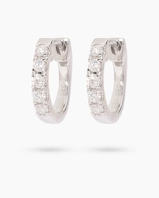 Produktabbildung für Brillant-Creolen ca. 0,25 ct