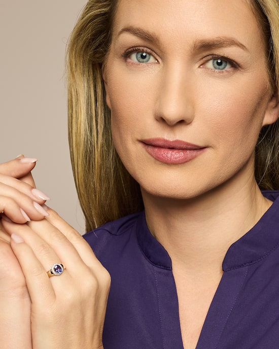 Produktabbildung für Ring mit Tansanit AAA+ & Brillanten