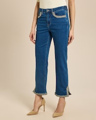 Produktabbildung für Straight Leg Jeans mit Deko